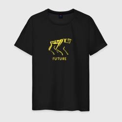 Мужская футболка хлопок The coming future