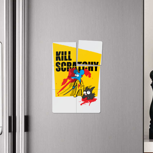 Магнитный плакат 2Х3 Убить Царапку - шутка - фото 4