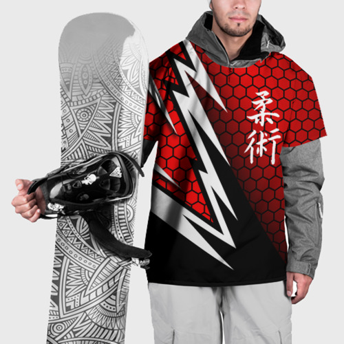 Накидка на куртку 3D Джиу - Джитсу : Красная броня, цвет 3D печать