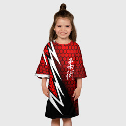 Детское платье 3D Джиу - Джитсу : Красная броня - фото 2