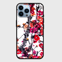 Чехол для iPhone 14 Pro Max Живописная ветка сакуры