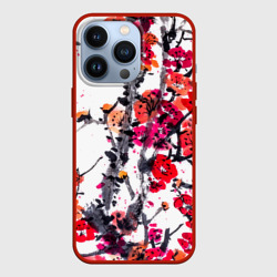 Чехол для iPhone 13 Pro Живописная ветка сакуры