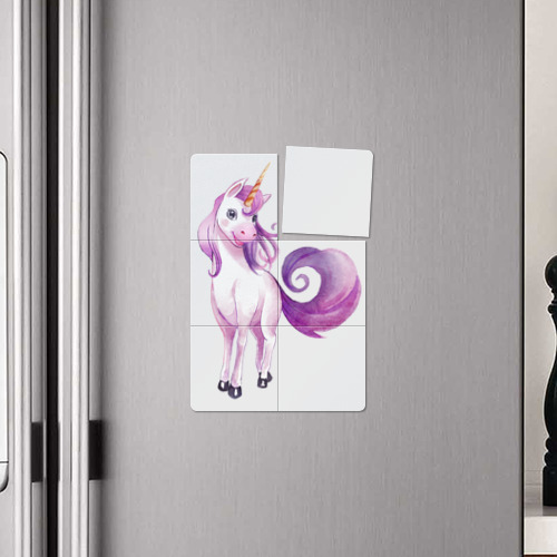Магнитный плакат 2Х3 Единорог с фиолетовой гривой - фото 4