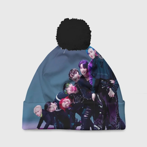 Шапка 3D c помпоном Stray Kids K Idols