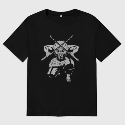 Мужская футболка хлопок Oversize Охотник Иноске