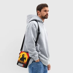 Сумка через плечо 3D Red Dead Redemption 2 - закат - фото 2