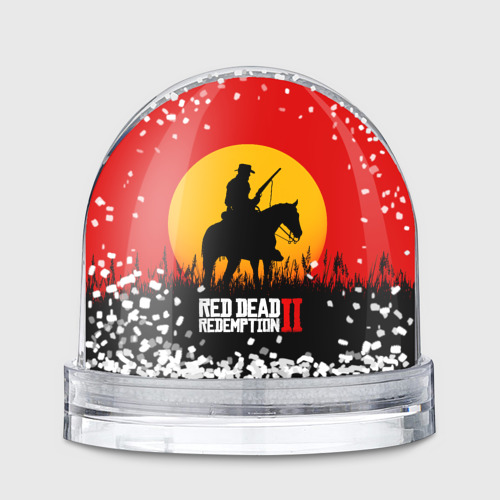 Игрушка Снежный шар Red Dead Redemption 2 - закат