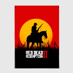 Постер Red Dead Redemption 2 - закат