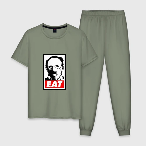 Мужская пижама хлопок Молчание ягнят