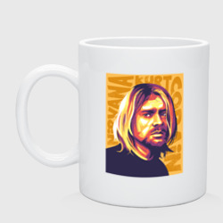 Кружка керамическая Nirvana - Cobain