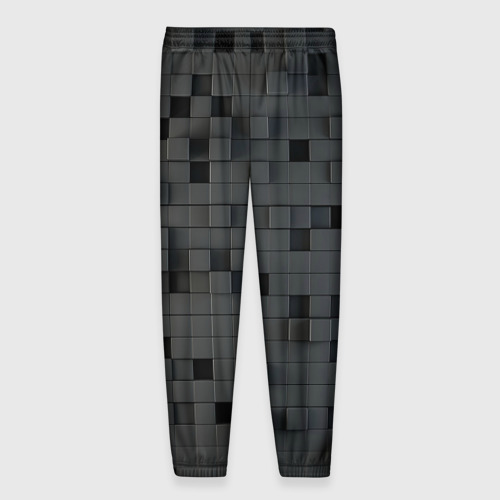 Мужские брюки 3D Пиксельный объёмный паттерн, цвет 3D печать - фото 2