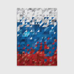 Обложка для автодокументов Полигональный флаг России!