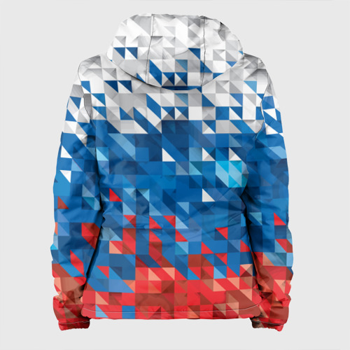 Женская куртка 3D Полигональный флаг России!, цвет черный - фото 2