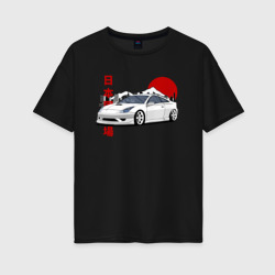 Женская футболка хлопок Oversize Toyota celica gt-s JDM Retro