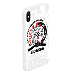 Чехол для iPhone XS Max матовый Jiujitsu emblem Джиу-джитсу - фото 2