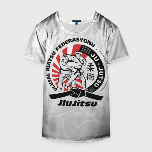 Накидка на куртку 3D Jiujitsu emblem Джиу-джитсу, цвет 3D печать - фото 4