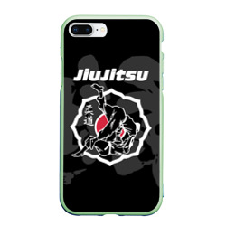 Чехол для iPhone 7Plus/8 Plus матовый Jiu-jitsu throw logo