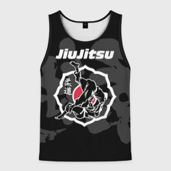 Мужская майка 3D Jiu-jitsu throw logo