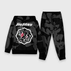 Детский костюм с толстовкой 3D Jiu-jitsu throw logo