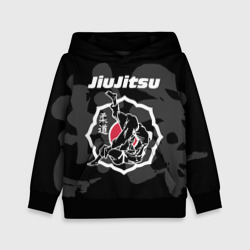 Детская толстовка 3D Jiu-jitsu throw logo