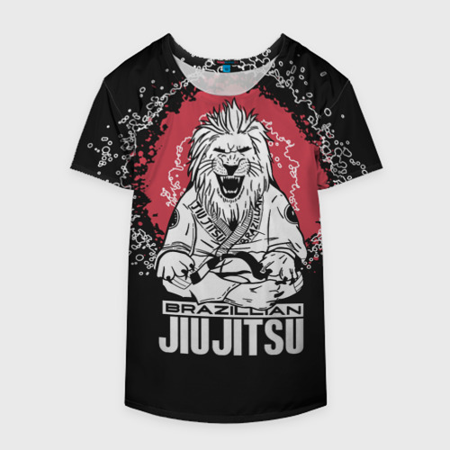 Накидка на куртку 3D Jiu-Jitsu red sun Brazil, цвет 3D печать - фото 4