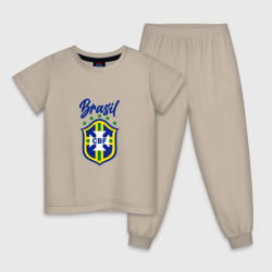 Детская пижама хлопок Brasil Football