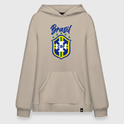 Худи SuperOversize хлопок Brasil Football