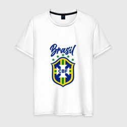 Мужская футболка хлопок Brasil Football