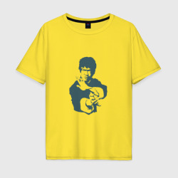 Мужская футболка хлопок Oversize Bruce Lee