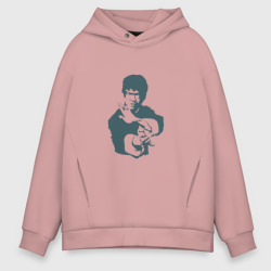 Мужское худи Oversize хлопок Bruce Lee