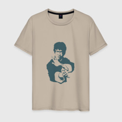 Bruce Lee – Футболка из хлопка с принтом купить со скидкой в -20%