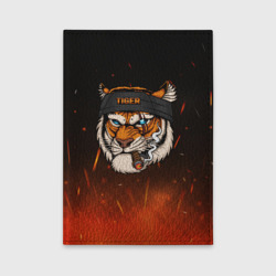 Обложка для автодокументов Крутой тигр с сигарой