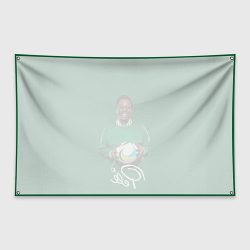 Флаг-баннер Пеле Pele легенда футбола - фото 2