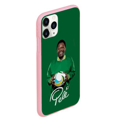 Чехол для iPhone 11 Pro матовый Пеле Pele легенда футбола - фото 2