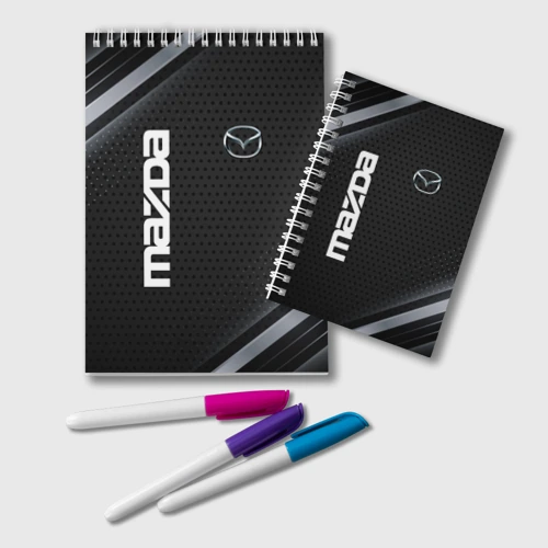 Блокнот Mazda карбон
