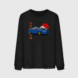 Мужской свитшот хлопок Subaru Impreza 2 WRX Sti JDM Lover