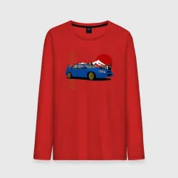 Мужской лонгслив хлопок Subaru Impreza 2 WRX Sti JDM Lover