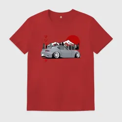 Мужская футболка хлопок Mazda Miata ND MX-5 Back View Retro JDM