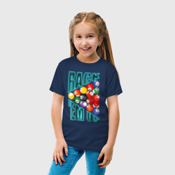 Детская футболка хлопок Собери их - бильярдная пирамида - фото 2