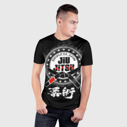 Мужская футболка 3D Slim Brazilian fight club Jiu-jitsu - фото 2