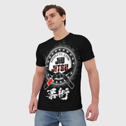 Мужская футболка 3D Brazilian fight club Jiu-jitsu - фото 2