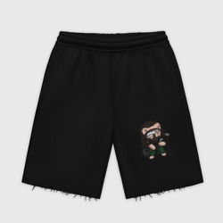 Мужские трикотажные шорты футер хлопок Мультяшный Hellscream