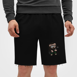 Мужские трикотажные шорты футер хлопок Мультяшный Hellscream - фото 2