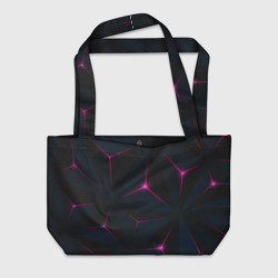 Пляжная сумка 3D Розовое созвездие