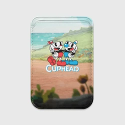 Картхолдер Magsafe магнитный Cuphead природа