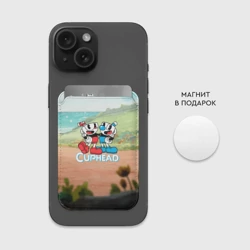 Картхолдер Magsafe магнитный Cuphead природа - фото 2