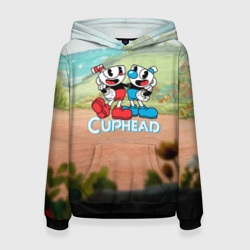 Женская толстовка 3D Cuphead природа