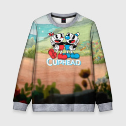Детский свитшот 3D Cuphead природа