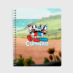 Тетрадь Cuphead природа