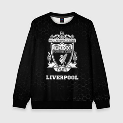 Детский свитшот 3D Liverpool sport на темном фоне